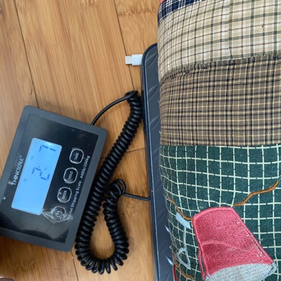 Vintage Patchwork Month of the Year Quilt Blanket Seasonal Applique Plaid 46x59 - Picture 10 of 10